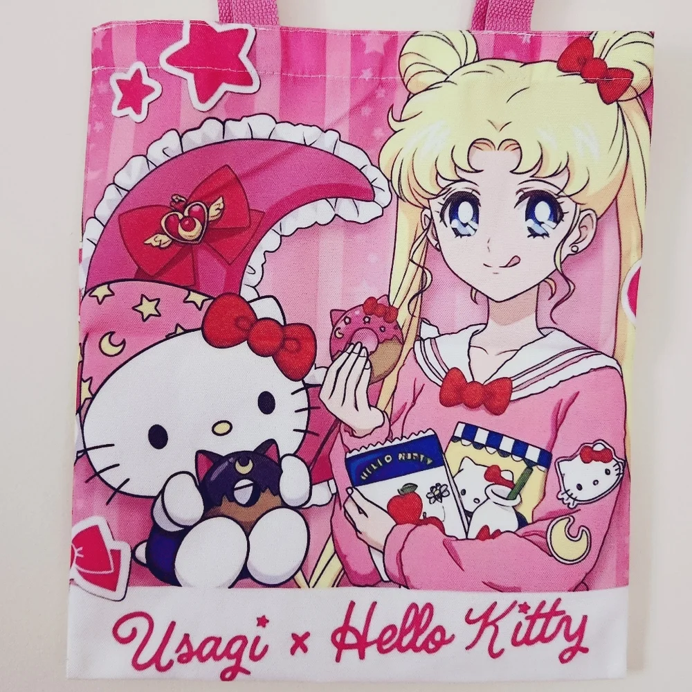 Hello Kitty x Sailor Moon Usagi Tsukino Tote Bag - Picture 2 of 6
